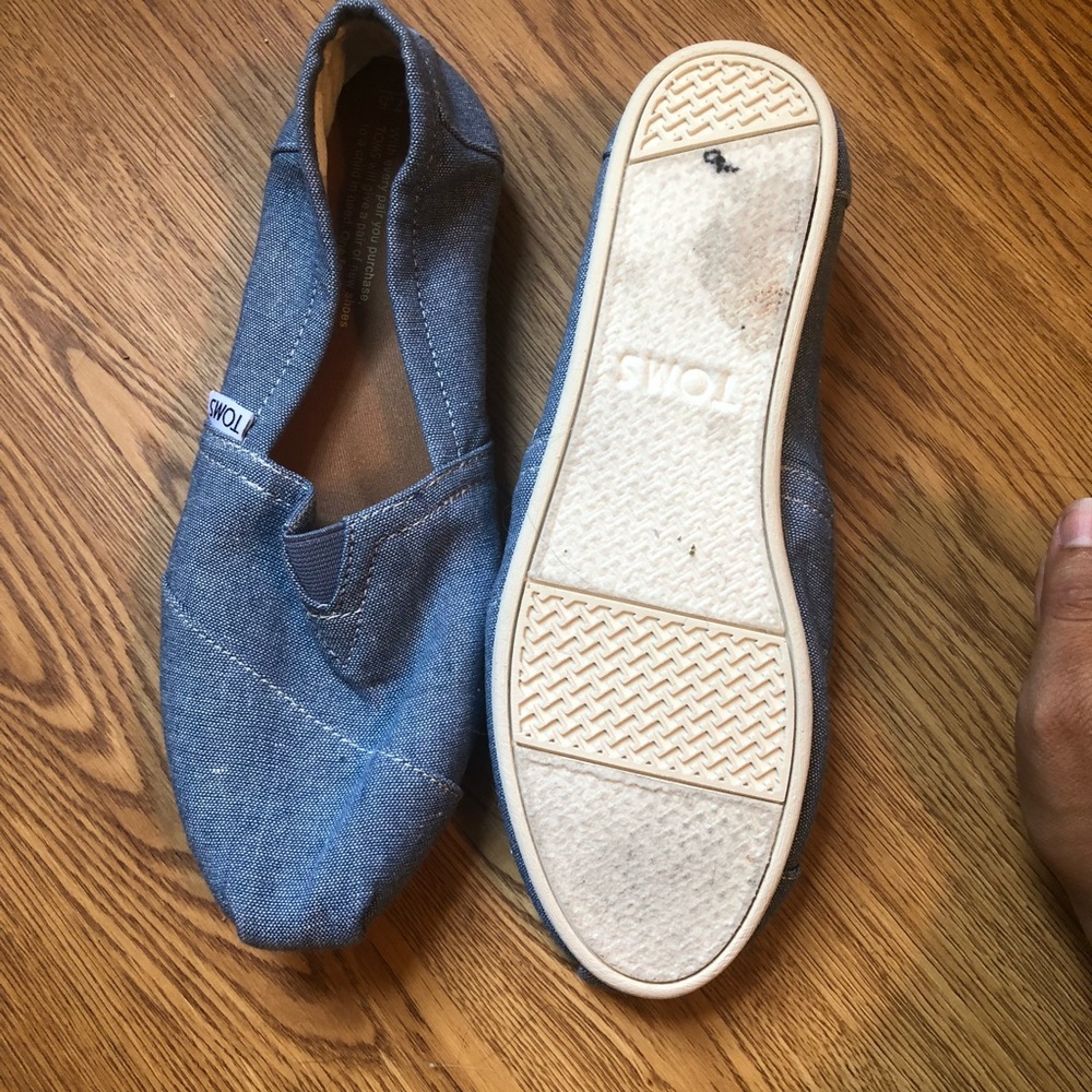 SOLD | TOMS | Blue Slip On Shoes - Picture 6 of 6